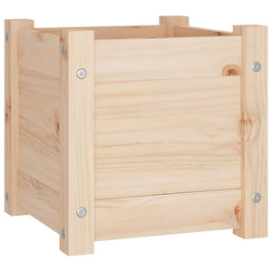 2er Set Pflanzkübel Kiefer 31x31x31 cm