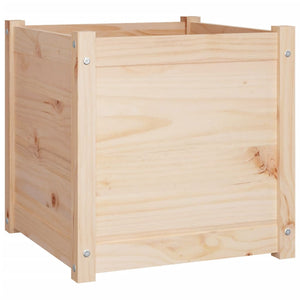 vidaXL Jardinières 2 pcs 50x50x50 cm Bois de pin massif