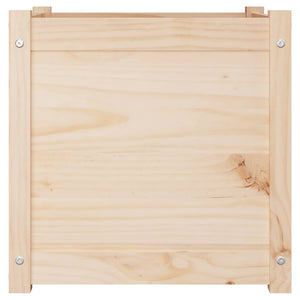 vidaXL Jardinières 2 pcs 50x50x50 cm Bois de pin massif