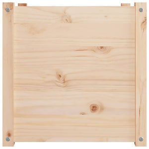 vidaXL Jardinières 2 pcs 50x50x50 cm Bois de pin massif