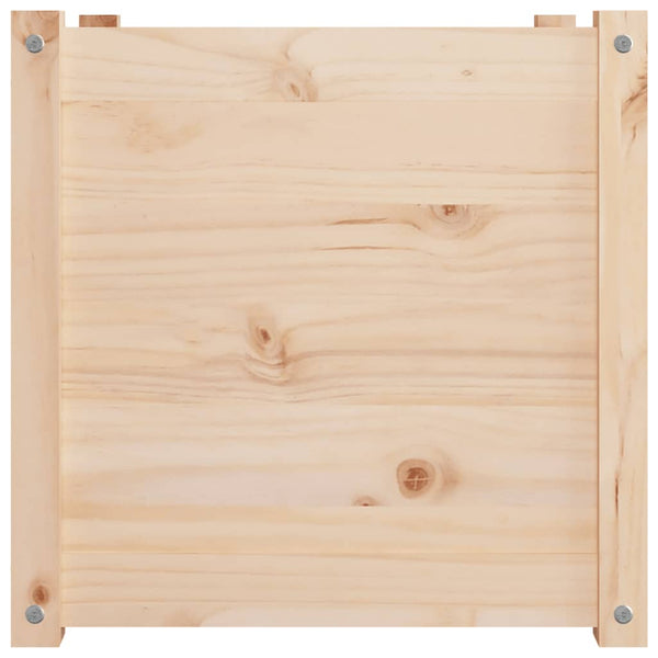 vidaXL Jardinières 2 pcs 50x50x50 cm Bois de pin massif