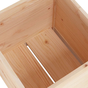 vidaXL Jardinières 2 pcs 50x50x50 cm Bois de pin massif