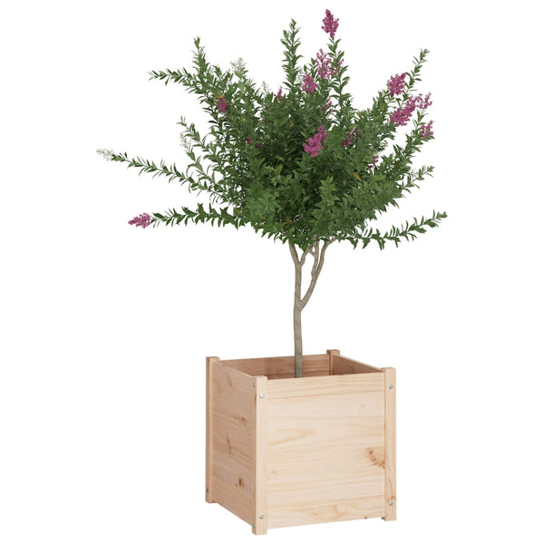 vidaXL Jardinières 2 pcs 50x50x50 cm Bois de pin massif
