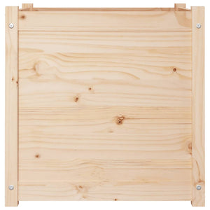 Pflanzkübel 60x60x60cm, 2er Set, Kiefer Massivholz