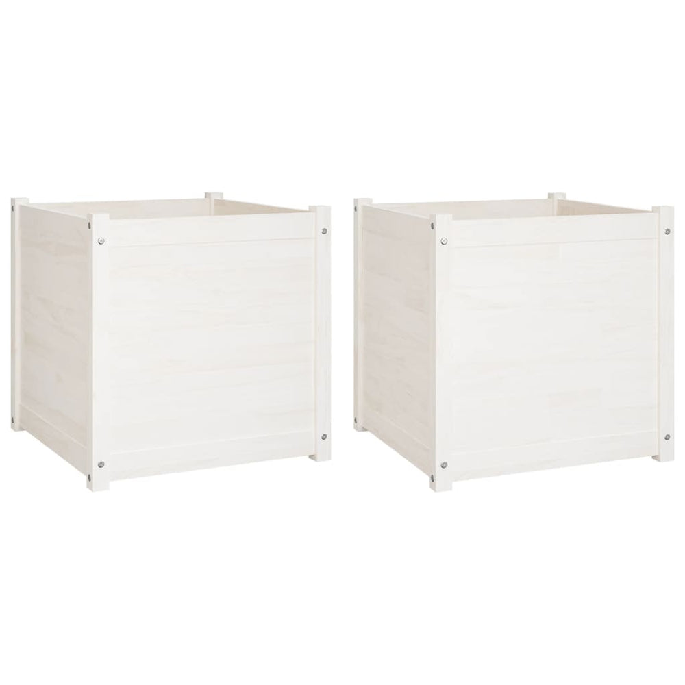 Pflanzkübel 2er Set, 60cm, Kiefer Massivholz