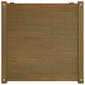 Pflanzkübel 2er Set Honigbraun 60x60x60cm