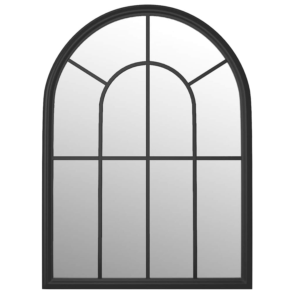 vidaXL Miroir noir 60x45 cm Fer pour intérieur