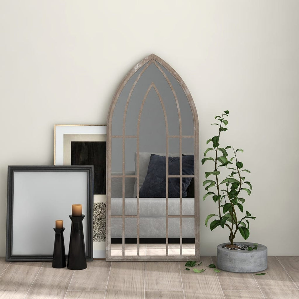 vidaXL Miroir couleur sable 100x45 cm en fer pour l'intérieur