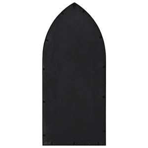 Spiegel Schwarz 100x45 cm Eisen für den Innenbereich