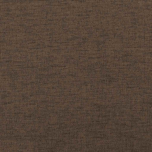 vidaXL Fauteuil releveur marron en tissu