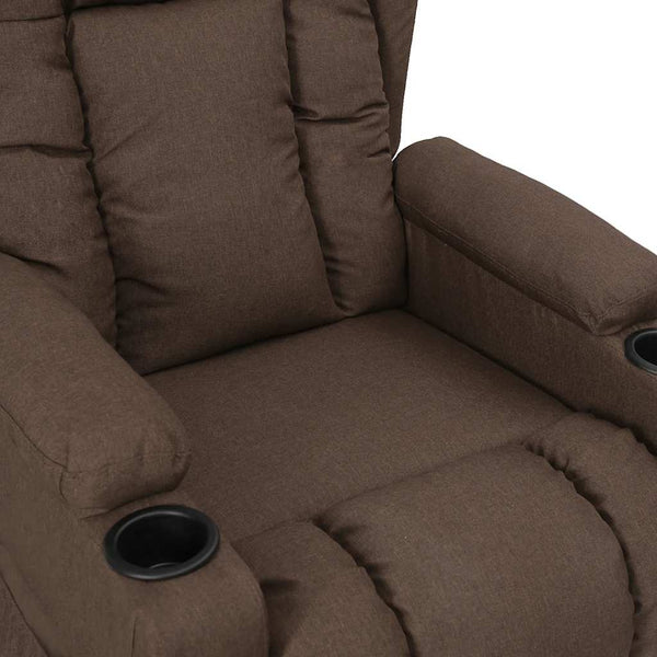 Aufstehsessel Taupe Stoff