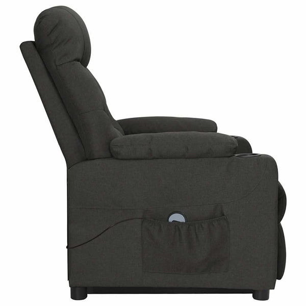 Aufstehsessel Schwarz Stoff