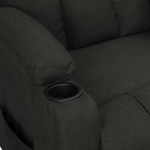 Aufstehsessel Schwarz Stoff