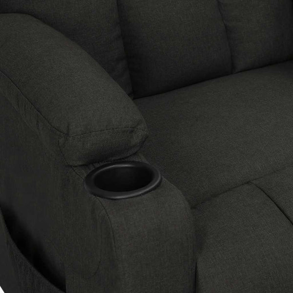 Aufstehsessel Schwarz Stoff
