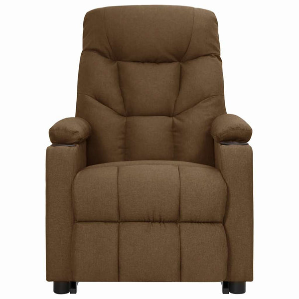 Aufstehsessel Braun Stoff