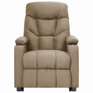 Aufstehsessel Taupe Stoff