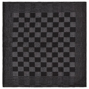 20-tlg. Handtuch-Set Schwarz und Grau Baumwolle