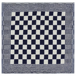 10-tlg. Handtuch-Set Blau und Weiß Baumwolle