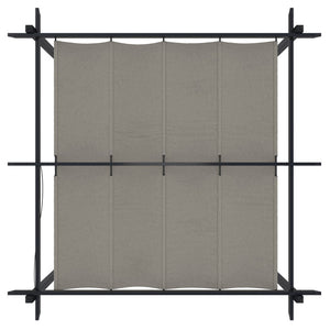 Pavillon mit Ausziehbarem Dach 3x3 m Creme