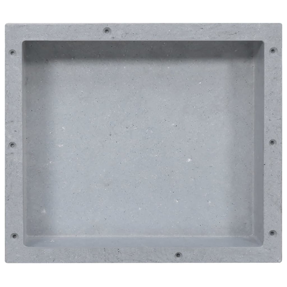 Duschnische Mattgrau 41x36x10 cm