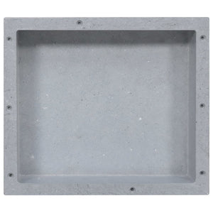 Duschnische Mattgrau 41x36x10 cm