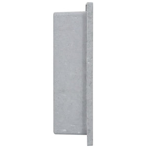 Duschnische Mattgrau 41x36x10 cm