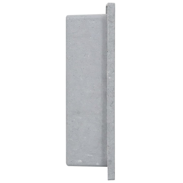 Duschnische Mattgrau 41x36x10 cm