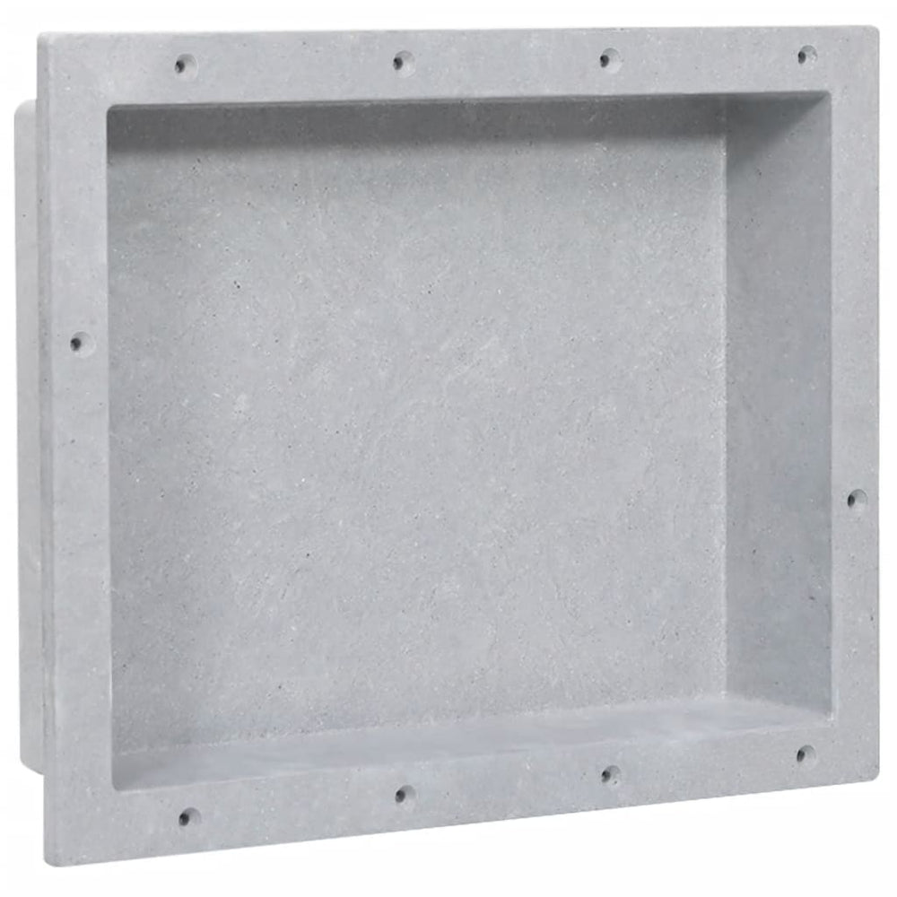 Duschnische Mattgrau 41x51x10 cm