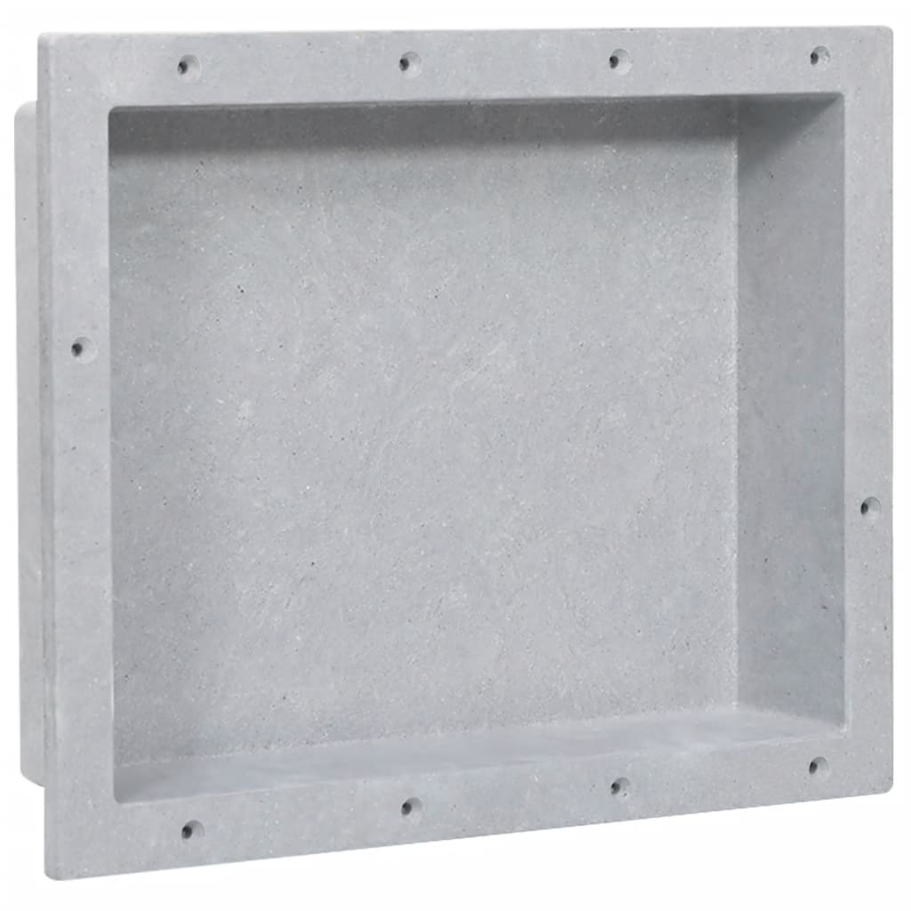 Duschnische Mattgrau 41x51x10 cm