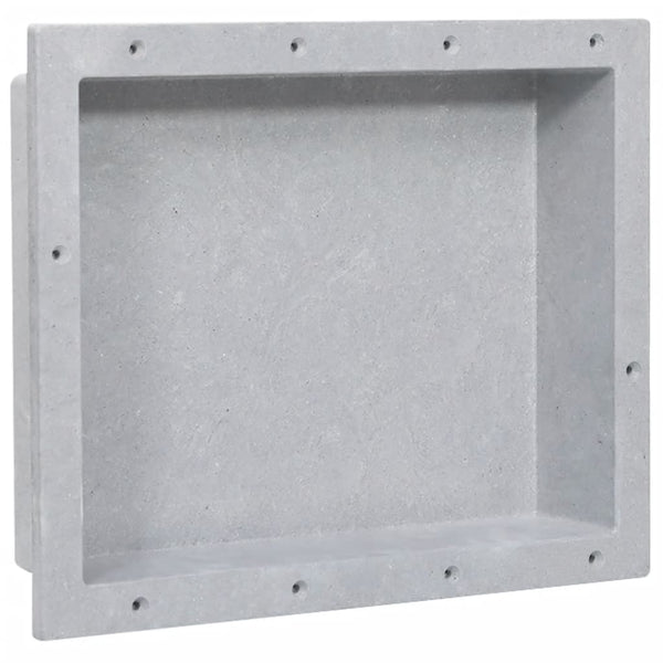 Duschnische Mattgrau 41x51x10 cm