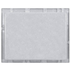 Duschnische Mattgrau 41x51x10 cm
