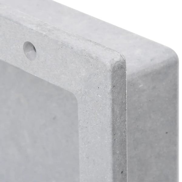Duschnische Mattgrau 41x51x10 cm