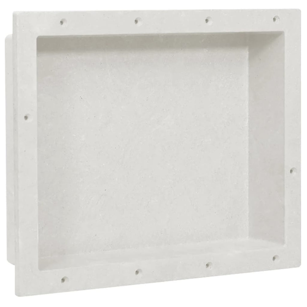 Duschnische Mattweiß 41x51x10 cm