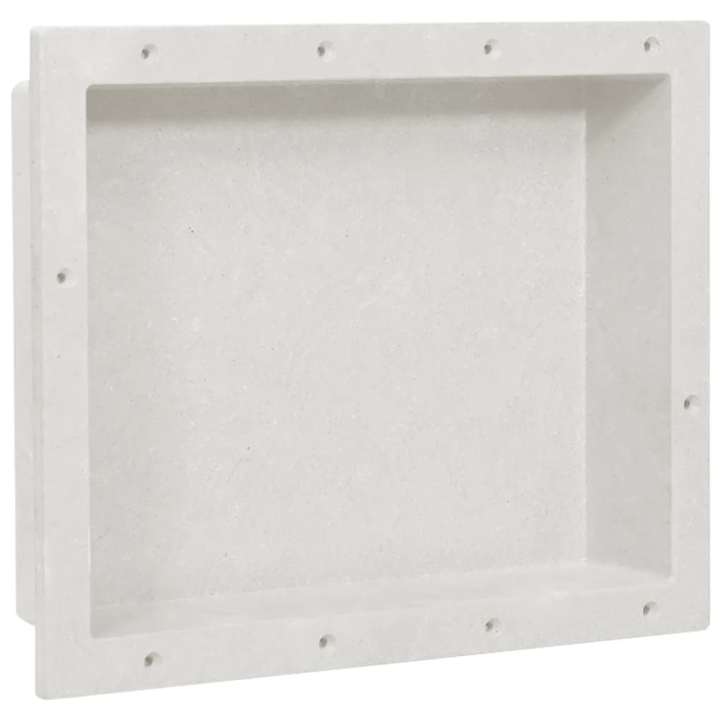 Duschnische Mattweiß 41x51x10 cm