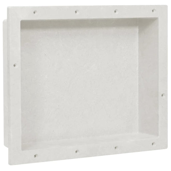 Duschnische Mattweiß 41x51x10 cm