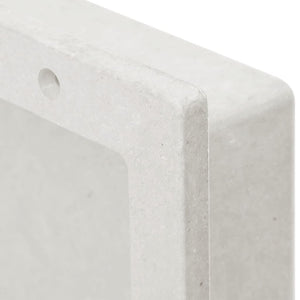 Duschnische Mattweiß 41x51x10 cm