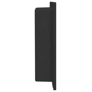 Duschnische Mattschwarz 41x51x10 cm