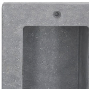 Duschnische mit 2 Fächern Mattgrau 41x51x10 cm