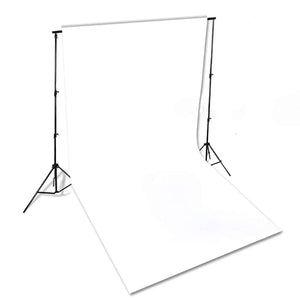 Fotostudio-Set mit Beleuchtung und Hintergrund