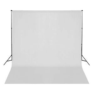 Fotostudio-Set mit Beleuchtung, Hintergrund und Reflektor