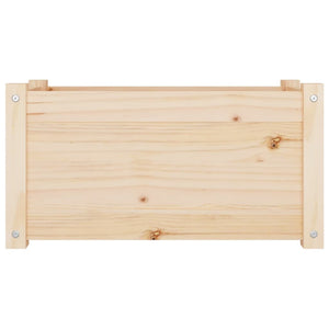 Pflanzkübel Kiefer Massivholz 60x31x31 cm
