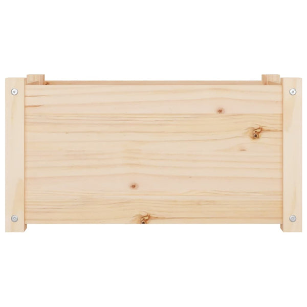 Pflanzkübel Kiefer Massivholz 60x31x31 cm