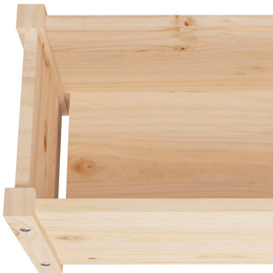 Pflanzkübel Kiefer Massivholz 60x31x31 cm