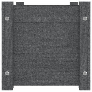 Pflanzkübel 2er Set Grau Kiefer 60cm
