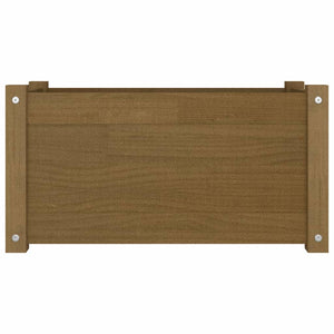 Pflanzkübel 2er Set Honigbraun Kiefer 60cm