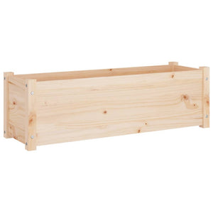 Pflanzkübel Kiefer Massivholz 100x31x31 cm