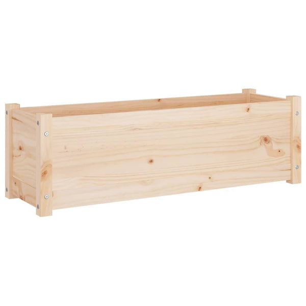 Pflanzkübel 2er Set 100cm Kiefer Massivholz