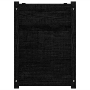 Schwarzer Pflanzkübel 100x50x70 cm