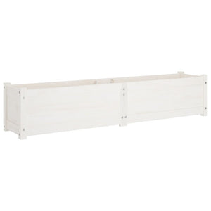Hochbeete 2er Set Weiß Kiefer 150cm
