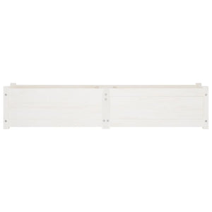 Hochbeete 2er Set Weiß Kiefer 150cm